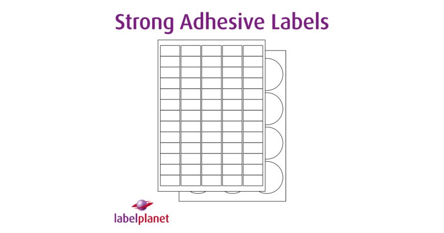 Our HT range of labels is made of matt white paper with a super strong high tack adhesive.