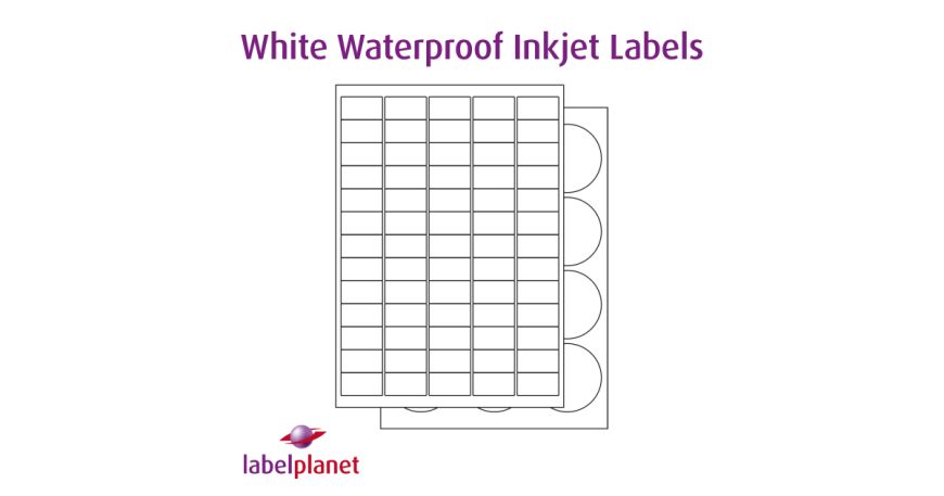Our MWPP range of labels is made of matt white polypropylene with a permanent marine adhesive and is suitable for inkjet printers only.