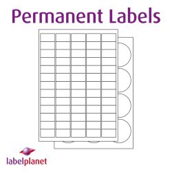 Matt White High Tack Labels For Inkjet/Laser Printers, 21 per sheet, 63.5 x 38.1mm, LP21/63 HT
