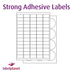 Matt White High Tack Labels For Inkjet/Laser Printers, 65 per sheet, 38.1 x 21.2mm, LP65/38 HT
