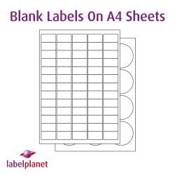 Paper Labels; Address Labels, 4 Per Sheet, 99.1 x 139mm, LP4/99