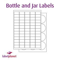 Water Wash Off Labels, 65 Per Sheet, 38.1 x 21.2mm, LP65/38 WW