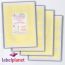 Butter Cream Labels For Inkjet/Laser Printers, 40 per sheet, 45.7 x 25.4mm, LP40/45 Cream