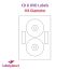 CD Labels & DVD Labels For Inkjet/Laser Printers, 2 per sheet, 118mm diameter, LPCD118N