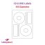 CD Labels & DVD Labels For Inkjet/Laser Printers, 2 per sheet, 118mm diameter, LPCD118P