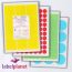 Coloured Paper Labels, 16 Per Sheet, 145 x 17mm, LP16/145 C