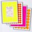 Coloured Paper Labels, 21 Per Sheet, 63.5 x 38.1mm, LP21/63 C