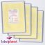 Cream CD & DVD Labels, 2 Per Sheet, 116mm Diameter