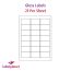 Gloss White Labels For Laser Printers, 21 per sheet, 63.5 x 38.1mm, LP21/63 GW