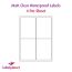 Matt Transparent Labels, 4 Per Sheet, 99.1 x 139mm, LP4/99 MTP