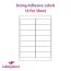 Matt White High Tack Labels For Inkjet/Laser Printers, 14 per sheet, 99.1 x 38.1mm, LP14/99 HT