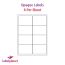 Matt White Opaque Labels For Inkjet/Laser Printers, 8 per sheet, 99.1 x 67.7mm, LP8/99 OPQ
