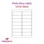 Photo Gloss Labels, 14 Per Sheet, 99.1 x 38.1mm, LP14/99 GWPQ