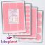 Pink Labels, 12 Per Sheet, 99.1 x 42.3mm