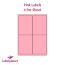 Pink Labels, 4 Per Sheet, 99.1 x 139mm