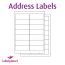 Rectangle Labels (Round Corners) For Inkjet/Laser Printers, 65 per sheet, 38.1 x 21.2mm, LP65/38