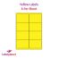 Yellow Labels, 8 Per Sheet, 99.1 x 67.7mm