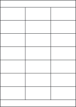 Freezer Labels, 21 Per Sheet, 70 x 38.1mm, LP21/70S DF