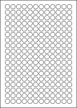 Removable Labels, 216 Round Labels 13mm Diameter, LP216/13R REM