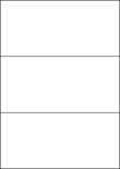 Removable Labels, 3 Per Sheet, 210 x 99mm, LP3/210 REM