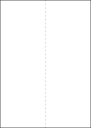 Paper Labels, 1 White Label Per Sheet, 210 x 297mm, LP1/210V