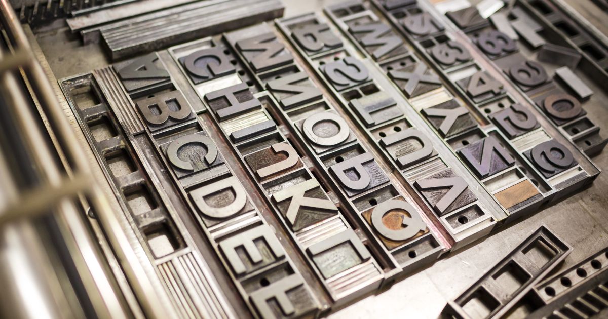 What is letterpress printing definition
