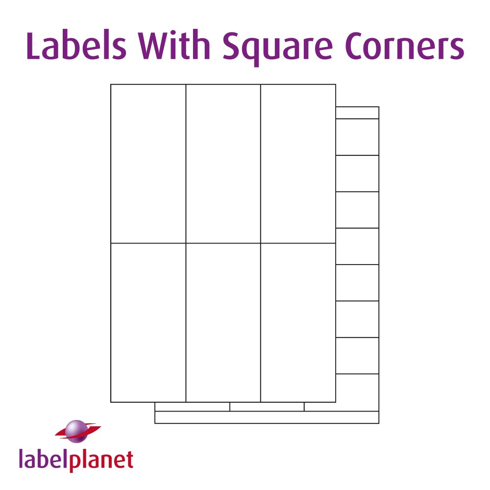 Labels With Square Corners