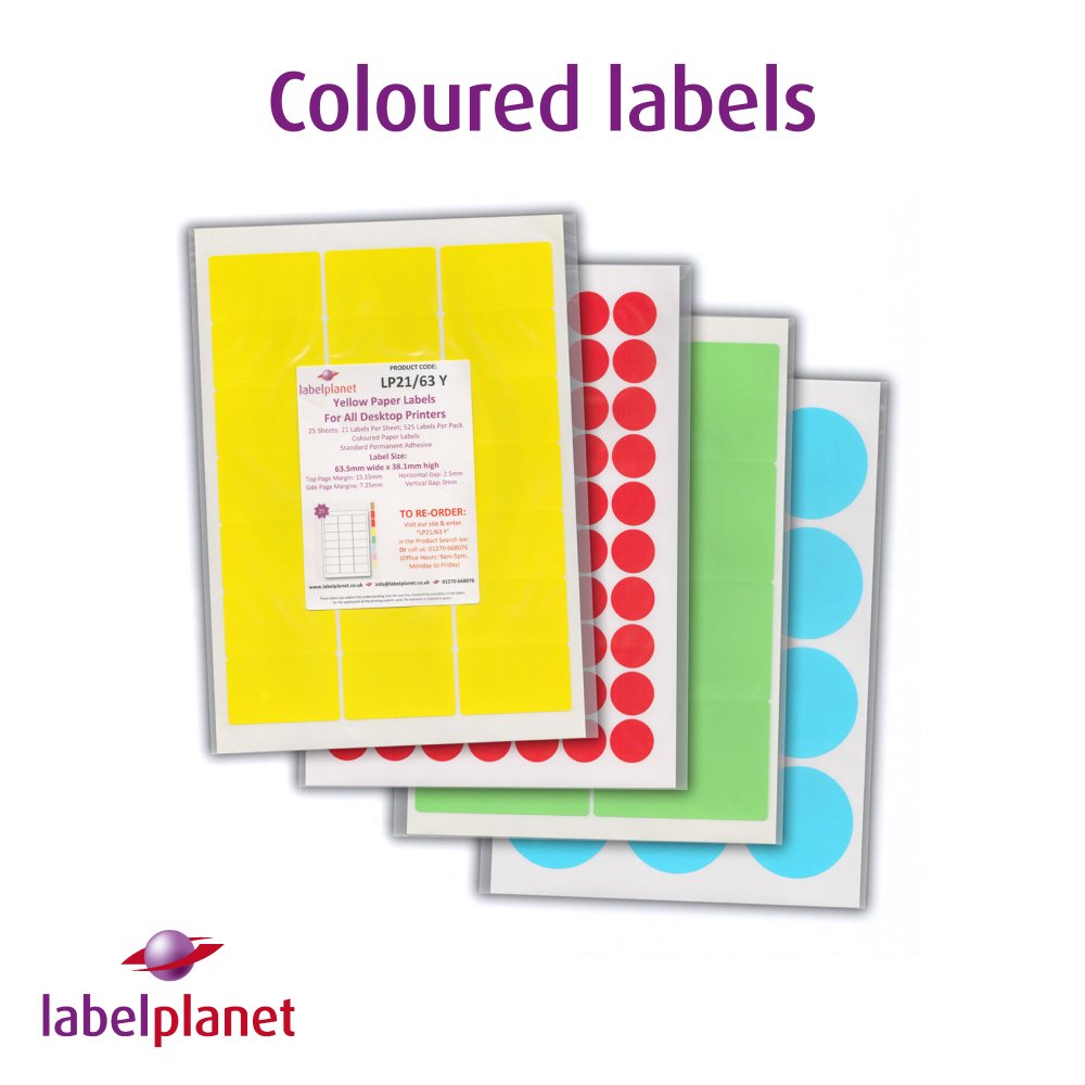 Coloured labels