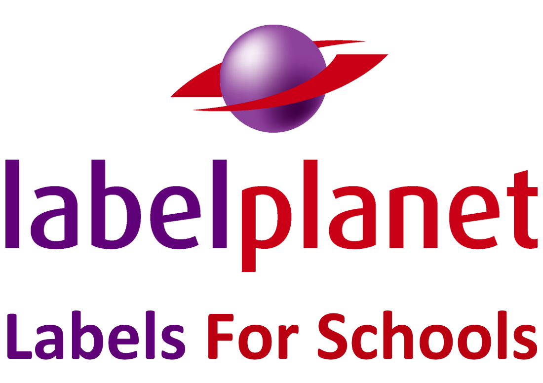 An image of the Label Planet logo and the text: Labels For Schools