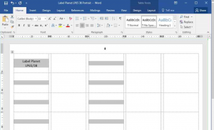 Selecting multiple table cells in Word