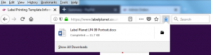 View the Downloads Icon in Firefox